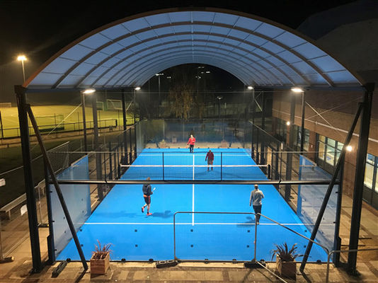 Customized Factory Wholesale 4m Panoramic Padel Tennis Court 10x20m 4x20m