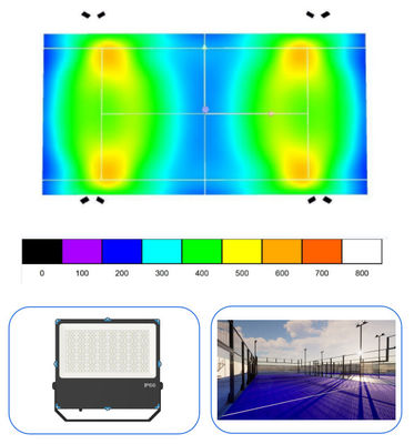 Customized Factory Wholesale 4m Panoramic Padel Tennis Court 10x20m 4x20m