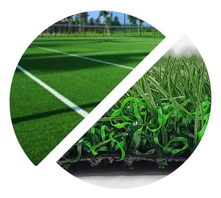 kualitas Non Infill Soccer Rumput Buatan 2x5 3/8&quot; Lapangan Sepak Bola Rumput Buatan pabrik