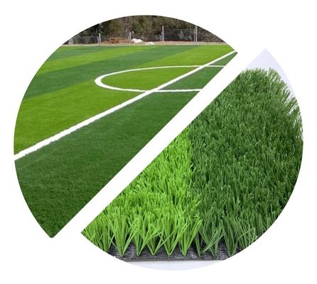 9000Dtex Sepakbola Rumput buatan tahan api dengan tahan UV